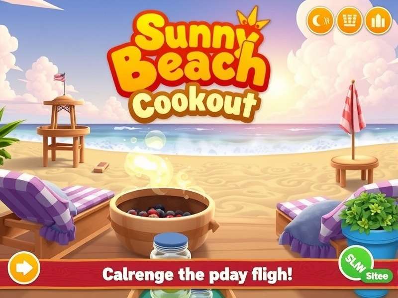 Sunny Beach Cookout Game Screenshot